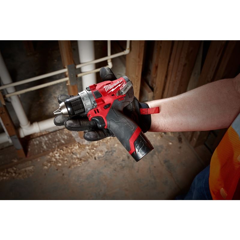 Milwaukee 2598-22 M12 FUEL 2-Tool Combo Kit: 1/2" Hammer Drill and 1/4" Hex Impact Driver