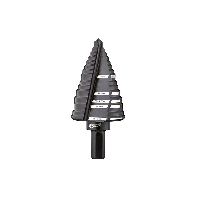 Milwaukee #12 Step Drill Bit, 7/8" - 1-3/8"