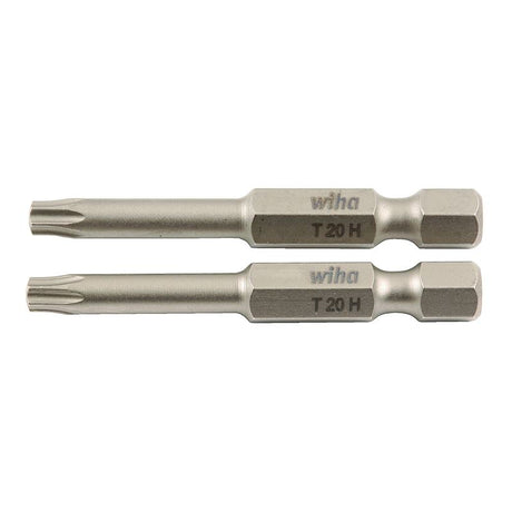 Wiha Security Torx Power T20s Pack of 2 Bits
