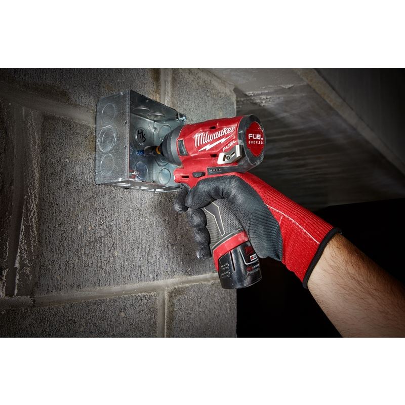Milwaukee 2598-22 M12 FUEL 2-Tool Combo Kit: 1/2" Hammer Drill and 1/4" Hex Impact Driver