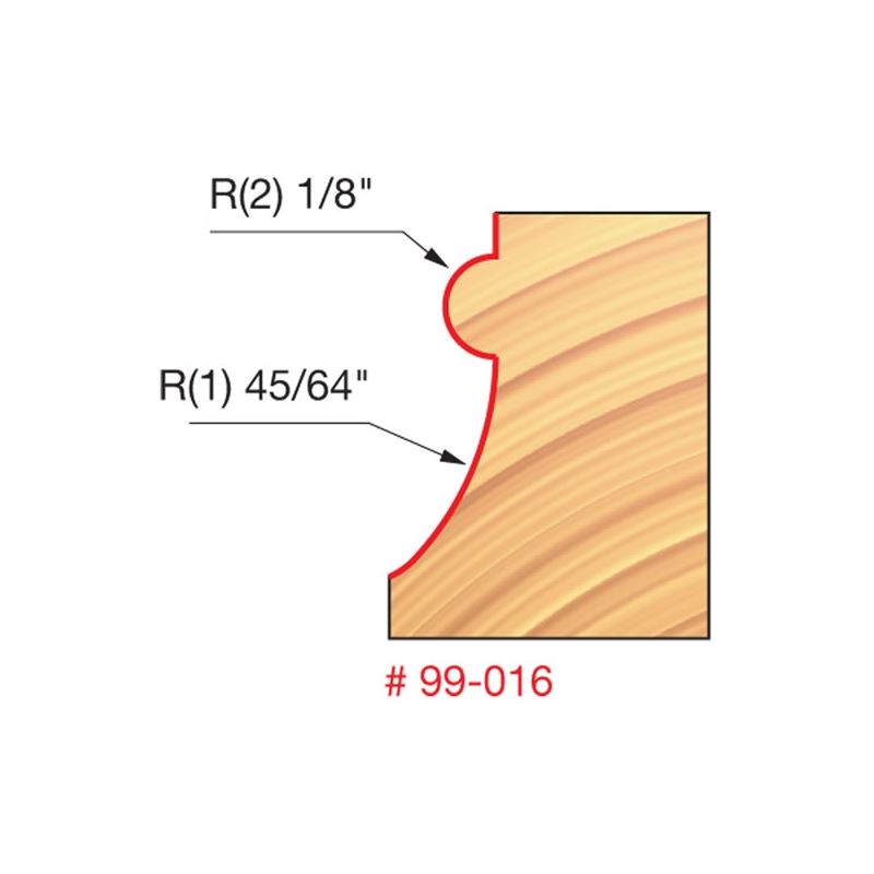 Freud | 99-016 1 (Dia.) Face Molding Bit