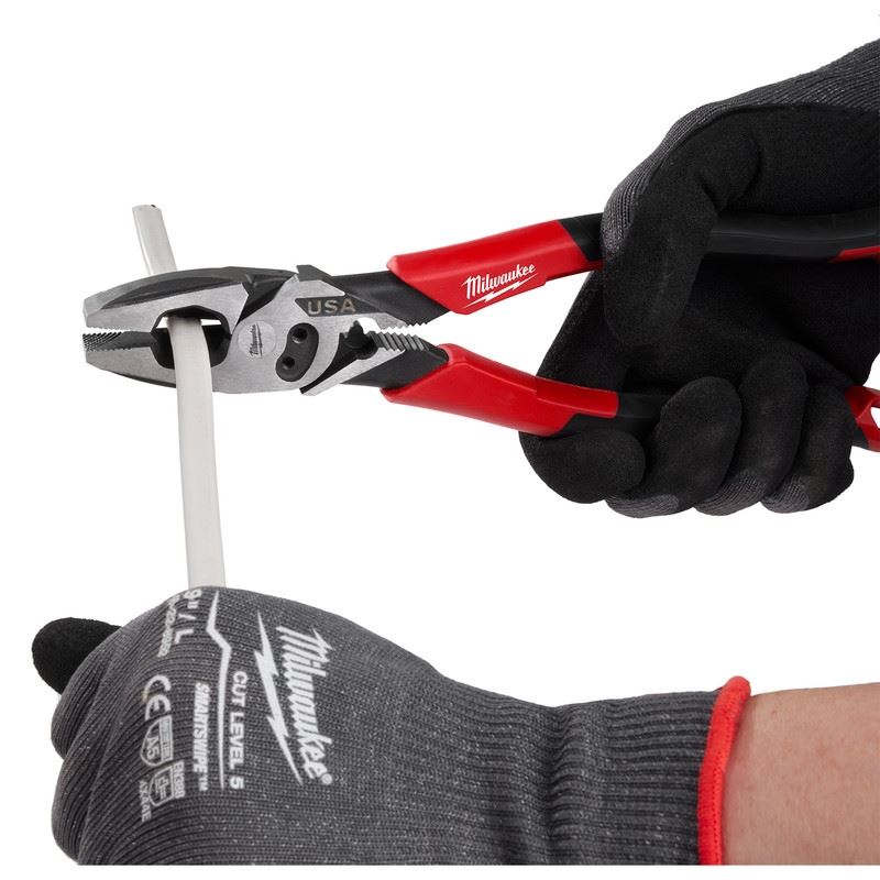 Milwaukee MT550C 9in Linemans Comfort Grip Pliers w/ Crimper and Bolt Cutter (USA)