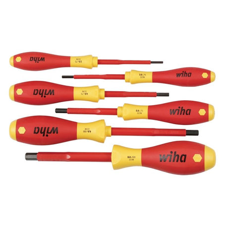 Wiha Insulated Hex Metric Screwdriver 6 Piece Set