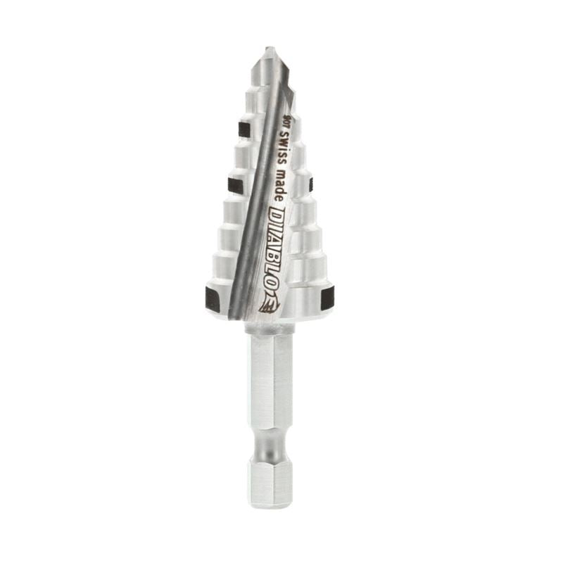 Diablo 3/8 in. â€‘ 3/4 in. 9 Step Impact Step Drill Bit