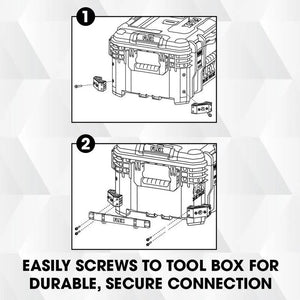 FLEX FS1604-2 STACK PACK SIDE TOOL RACK RAILS 2-PACK