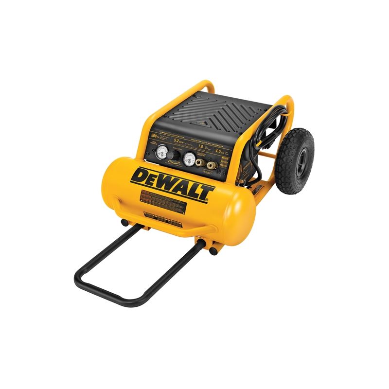 DEWALT | D55146 1.6 HP Continuous, 200 PSI, 4.5 Gallon Compressor