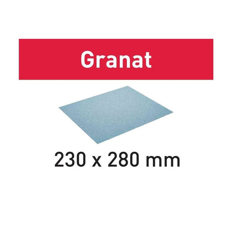 Abrasive paper 230 x280 P240 GR/10 Granat - Mississauga Hardware Centre IncFestool201264