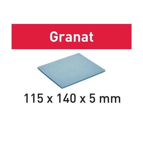 Abrasive sponge 115x140 x5 SF 800 GR/20 Granat - Mississauga Hardware Centre IncFestool201100