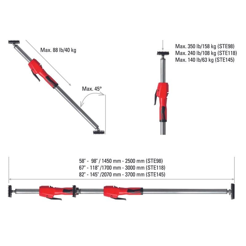 Bessey Drywall Support Rod - Mississauga Hardware Centre Inc