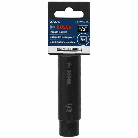 Bosch | 27275 1/2 In. Impact Tough Deep Well Socket, 1/2 In. Shank - Mississauga Hardware Centre IncBosch27275