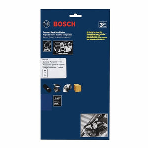 Bosch | CBS2814 3 pc. 28 - 7/8 In., 14 TPI General Purpose Portable Band Saw Blade - Mississauga Hardware Centre IncBOSCHCBS2814
