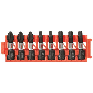 Bosch | CCSV108 8 pc. Impact Tough Phillips, Square and Torx 1 In. Insert Bits with Clip for Custom Case System - Mississauga Hardware Centre IncBOSCHCCSV108