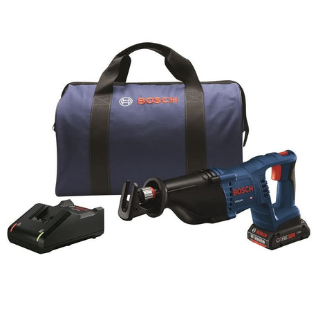 Bosch CRS180 - B15 18V 1 - 1/8 In. D - Handle Reciprocating Saw Kit with (1) CORE18V 4.0 Ah Compact Battery - Mississauga Hardware Centre IncBOSCHCRS180-B15