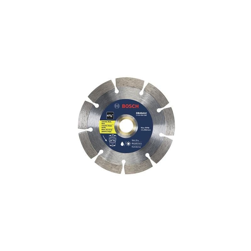Bosch | DB4541C 4 - 1/2" Premium Segmented Rim Diamond Blade for Universal Rough Cuts - Mississauga Hardware Centre IncBOSCHDB4541C