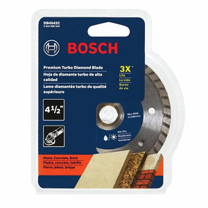 Bosch | DB4542C 4 - 1/2 In. Premium Turbo Rim Diamond Blade for Smooth Cuts - Mississauga Hardware Centre IncBOSCHDB4542C
