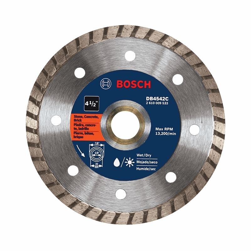 Bosch | DB4542C 4 - 1/2 In. Premium Turbo Rim Diamond Blade for Smooth Cuts - Mississauga Hardware Centre IncBOSCHDB4542C