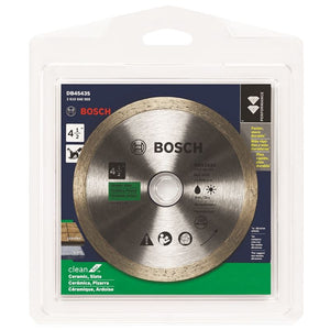 Bosch | DB4543S 4 - 1/2 In. Standard Continuous Rim Diamond Blade for Clean Cuts - Mississauga Hardware Centre IncBoschDB4543S