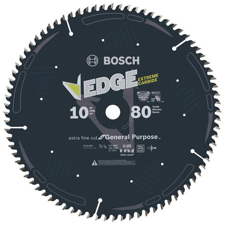 Bosch | DCB1080 10 In. 80 Tooth Edge Circular Saw Blade for Extra - Fine Finish - Mississauga Hardware Centre IncBOSCHDCB1080