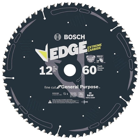 Bosch | DCB1260 12 In. 60 Tooth Edge Circular Saw Blade for Fine Finish - Mississauga Hardware Centre IncBoschDCB1260