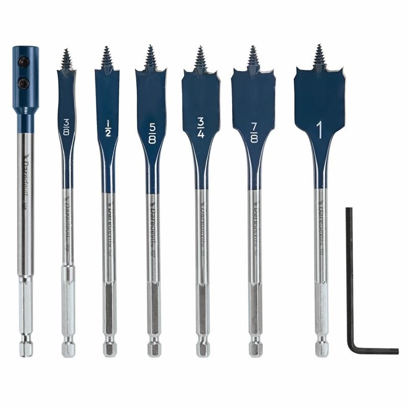 Bosch | DSB5005 6 pc. Daredevil Standard Spade Bit Set Includes Extension - Mississauga Hardware Centre IncBOSCHDSB5005