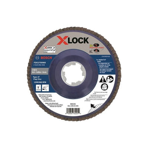 Bosch FDX2750060 5 In. X - LOCK Arbor Type 27 60 Grit Flap Disc - Mississauga Hardware Centre IncBOSCHFDX2750060