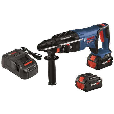 Bosch | GBH18V - 26DK24 18V EC Brushless SDS - plus Bulldog 1 In. Rotary Hammer Kit with (2) CORE18V 8.0 Ah Performance Batteries - Mississauga Hardware Centre IncBOSCHGBH18V-26DK24