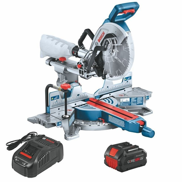 Bosch GCM18V - 10SDN14 PROFACTOR 18V Surgeon 10 In. Dual - Bevel Slide Miter Saw Kit with (1) CORE18V 8.0 Ah PROFACTOR Performance Battery - Mississauga Hardware Centre IncBOSCHGCM18V-10SDN14