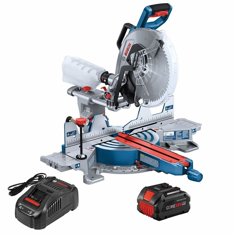 Bosch GCM18V - 12SDN14 PROFACTOR 18V Surgeon 12 In. Dual - Bevel Slide Miter Saw Kit with (1) CORE 18V 8.0 Ah PROFACTOR Performance Battery - Mississauga Hardware Centre IncBoschGCM18V-12SDN14