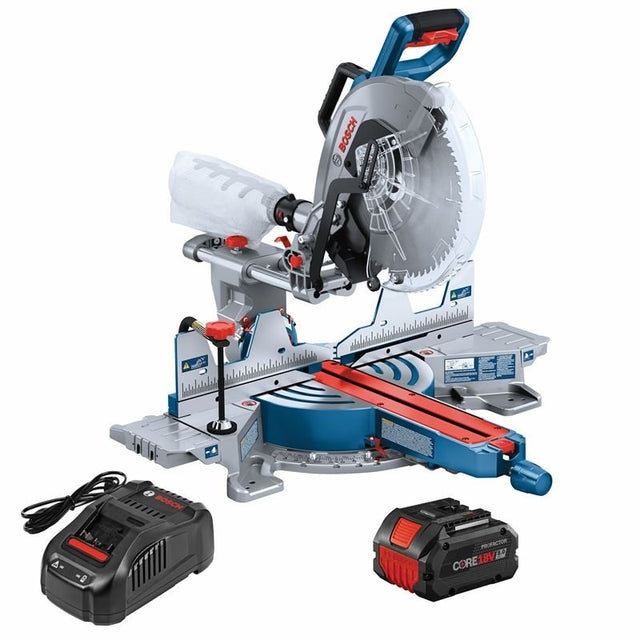 Bosch GCM18V - 12SDN14 PROFACTOR 18V Surgeon 12 In. Dual - Bevel Slide Miter Saw Kit with (1) CORE 18V 8.0 Ah PROFACTOR Performance Battery - Mississauga Hardware Centre IncBoschGCM18V-12SDN14