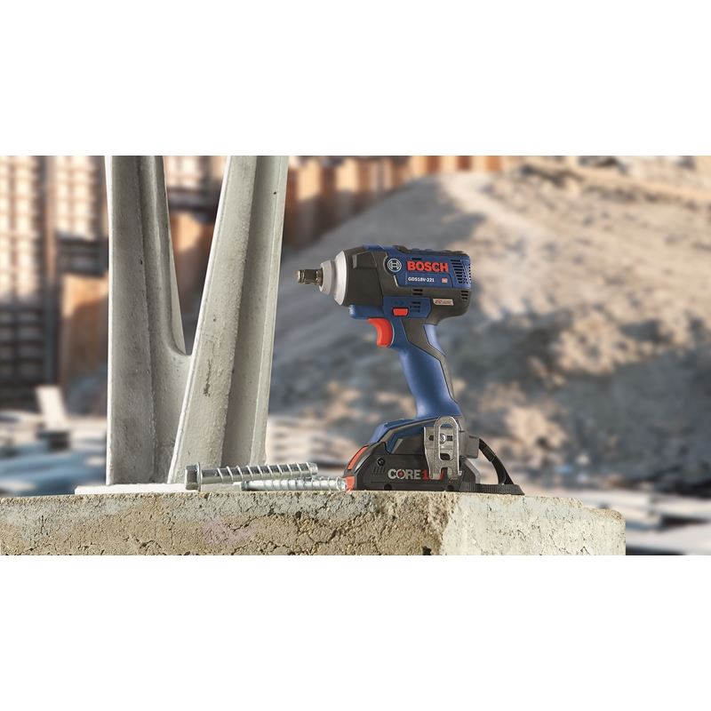 Bosch GDS18V - 221N 18V EC Brushless 1/2 In. Impact Wrench with Friction Ring and Thru - Hole (Bare Tool) - Mississauga Hardware Centre IncBOSCHGDS18V-221N