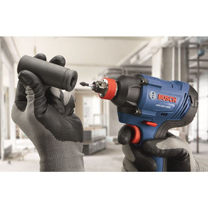 Bosch | GDX18V - 1600N 18V 1/4 In. and 1/2 In. Two - In - One Bit/Socket Impact Driver (Bare Tool) - Mississauga Hardware Centre IncBOSCHGDX18V-1600N