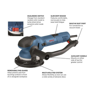 Bosch GET75 - 6N 6 In. Dual - Mode Random Orbit Sander - Mississauga Hardware Centre IncBOSCHGET75-6N