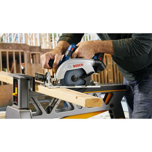 Bosch GKS18V - 22LB25 18V Brushless Blade - Left 6 - 1/2 In. Circular Saw Kit with (2) CORE 18V 4.0 Ah Compact Batteries - Mississauga Hardware Centre IncBOSCHGKS18V-22LB25