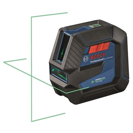 Bosch GLL100 - 40G Green - Beam Self - Leveling Cross - Line Laser - Mississauga Hardware Centre IncBOSCHGLL100-40G