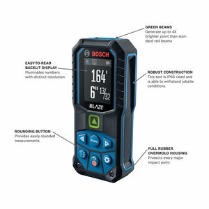 Bosch GLM165 - 25G Green - Beam 165 Ft. Laser Measure - Mississauga Hardware Centre IncBOSCHGLM165-25G