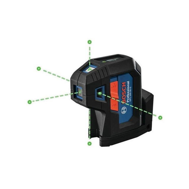 Bosch GPL100 - 50G Green - Beam Five - Point Self - Leveling Alignment Laser - Mississauga Hardware Centre IncBOSCHGPL100-50G