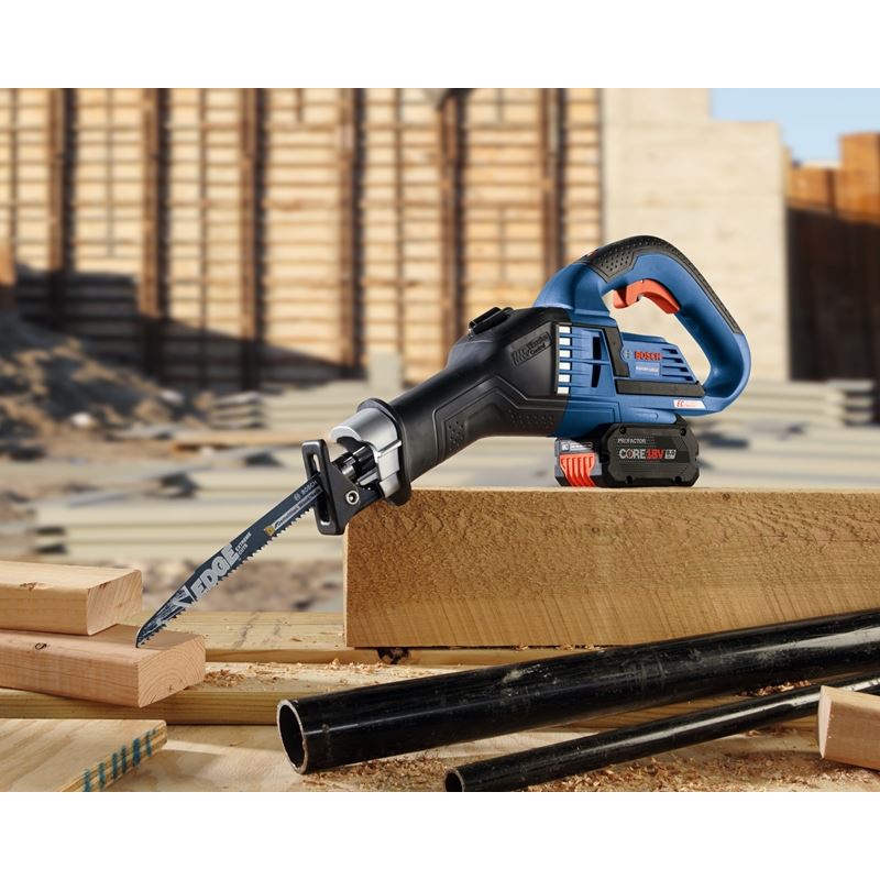 Bosch GSA18V - 125K14A 18V EC Brushless 1 - 1/4 In. - Stroke Multi - Grip Reciprocating Saw Kit with (1) CORE18V 8.0 Ah Performance Battery - Mississauga Hardware Centre IncBOSCHGSA18V-125K14A