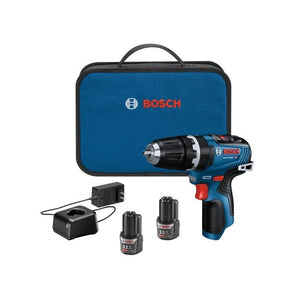 Bosch GSB12V - 300B22 12V Max Brushless 3/8 In. Hammer Drill/Driver Kit with (2) 2.0 Ah Batteries - Mississauga Hardware Centre IncBOSCHGSB12V-300B22