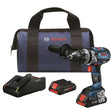 Bosch GSB18V - 755CB25 18V EC Brushless Connected - Ready Brute Tough 1/2 In. Hammer Drill/Driver Kit with (2) CORE18V 4.0 Ah Compact Batteries - Mississauga Hardware Centre IncBOSCHGSB18V-755CB25