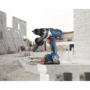 Bosch GSB18V - 975CB25 18V Brushless Connected - Ready 1/2 In. Hammer Drill/Driver Kit with (2) CORE18V 4.0 Ah Compact Batteries - Mississauga Hardware Centre IncBOSCHGSB18V-975CB25