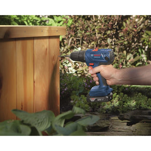 Bosch GSR18V - 190B22 18 V Compact 1/2 In. Drill/Driver Kit with (2) 1.5 Ah SlimPack Batteries - Mississauga Hardware Centre IncBOSCHGSR18V-190B22