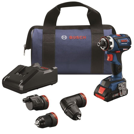 Bosch GSR18V - 535FCB15 18V EC Brushless Connected - Ready Flexiclick 5 - In - 1 Drill/Driver System with (1) CORE18V 4.0 Ah Compact Battery - Mississauga Hardware Centre IncBOSCHGSR18V-535FCB15