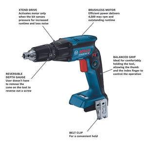 Bosch GTB18V - 45N 18V Brushless Screwgun - Tool Only - Mississauga Hardware Centre IncBOSCHGTB18V-45N