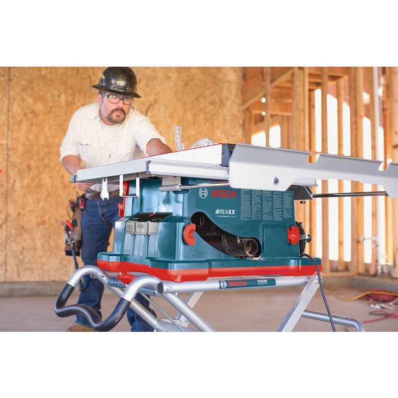Bosch | GTS1041A - 09 10 In. REAXXe Jobsite Table Saw with Gravity - Rise Wheeled Stand - Mississauga Hardware Centre IncBOSCHGTS1041A-09