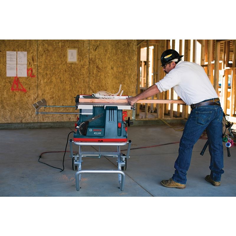 Bosch | GTS1041A - 09 10 In. REAXXe Jobsite Table Saw with Gravity - Rise Wheeled Stand - Mississauga Hardware Centre IncBOSCHGTS1041A-09