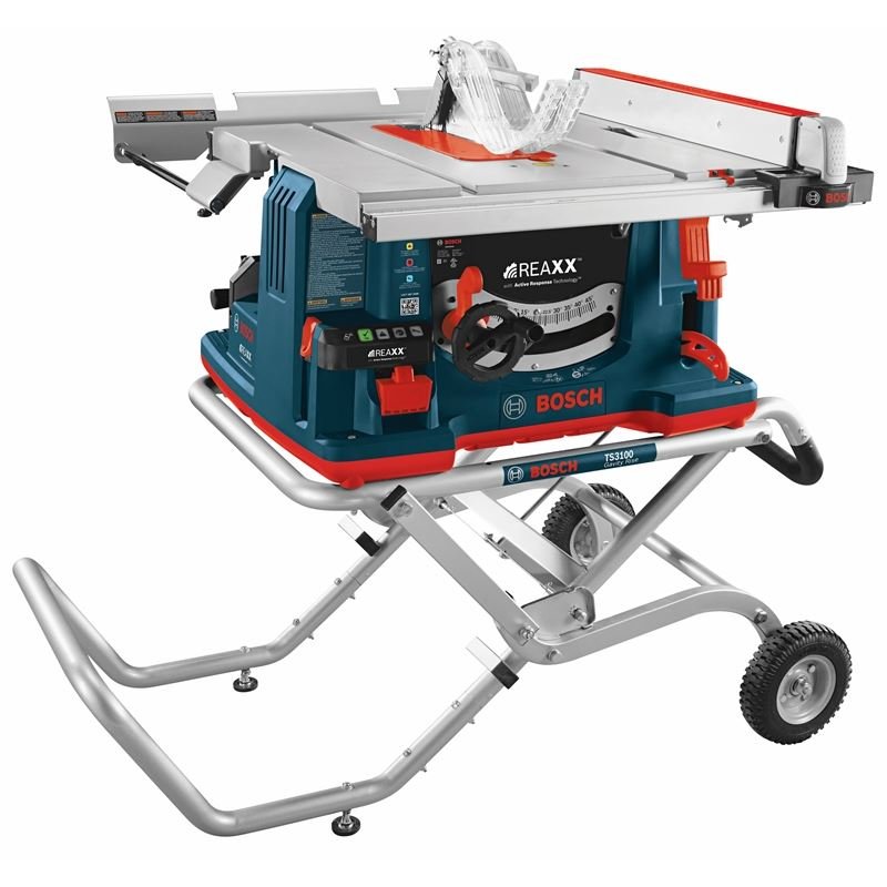 Bosch | GTS1041A - 09 10 In. REAXXe Jobsite Table Saw with Gravity - Rise Wheeled Stand - Mississauga Hardware Centre IncBOSCHGTS1041A-09