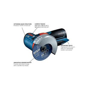 BOSCH GWS12V - 30N 12V Max Brushless 3 In. Angle Grinder - Mississauga Hardware Centre IncBOSCHGWS12V-30N