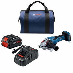 Bosch GWS18V - 13PB14 PROFACTOR 18V Spitfire 5 - 6 In. Angle Grinder with Paddle Switch with (1) CORE 18V 8.0 Ah PROFACTOR Performance Battery - Mississauga Hardware Centre IncBOSCHGWS18V-13PB14