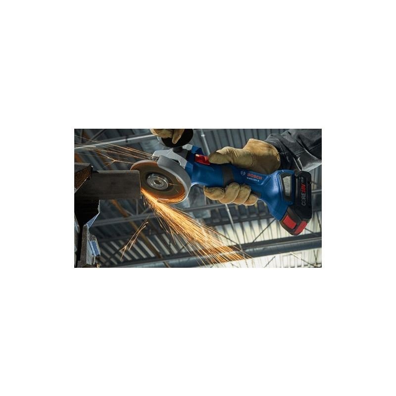 Bosch GWS18V - 8N 18V Brushless 4 - 1/2 In. Angle Grinder with Slide Switch (Bare Tool) - Mississauga Hardware Centre IncBOSCHGWS18V-8N