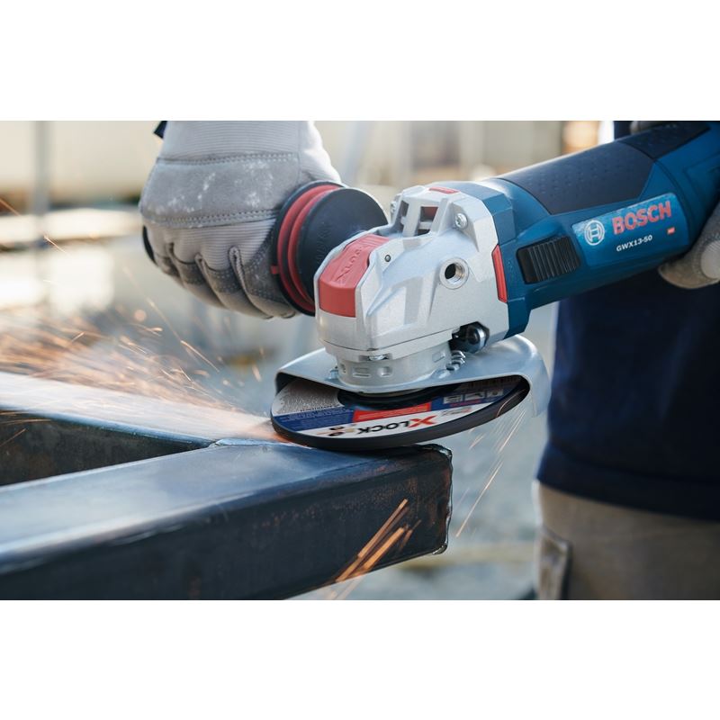 Bosch GWX10 - 45PE 4 - 1/2 In. X - LOCK Ergonomic Angle Grinder with Paddle Switch - Mississauga Hardware Centre IncBOSCHGWX10-45PE
